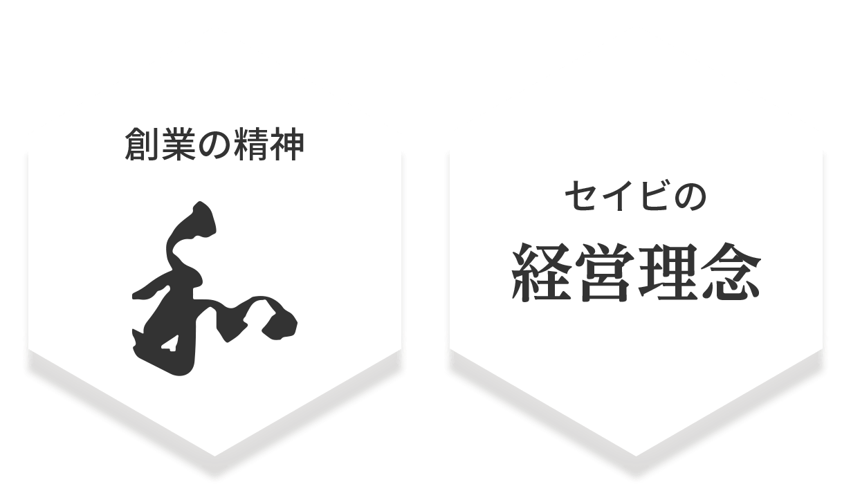 創業の精神 和　セイビの経営理念